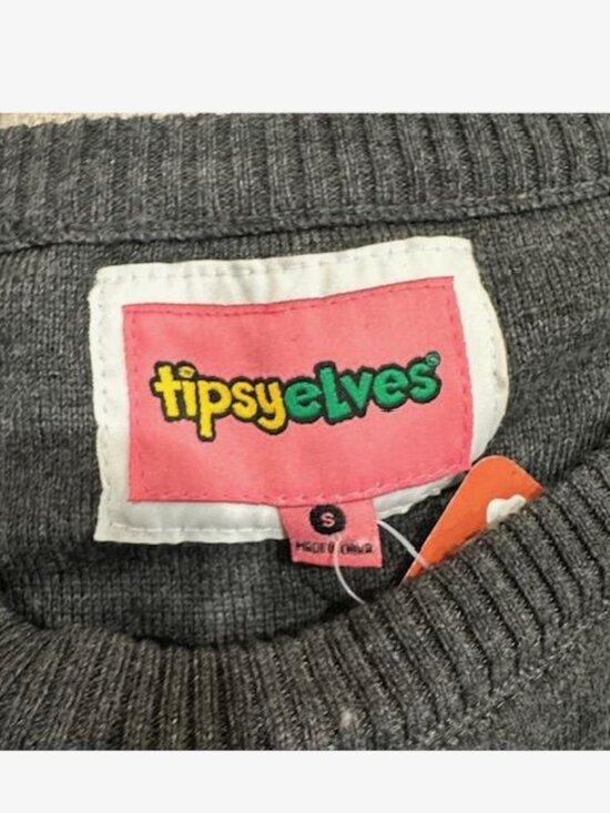 Tipsy Elves Light-Up “Too Lit To Quit” Christmas Sweater sz S - Picture 3 of 4